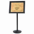 Aarco Aarco Products P-5BK Small Menu and Poster Holder - Black P-5BK
